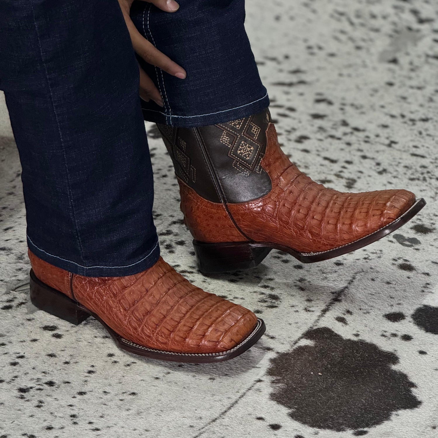 BOTAS BULL COCODRILO LOMO COÑAG