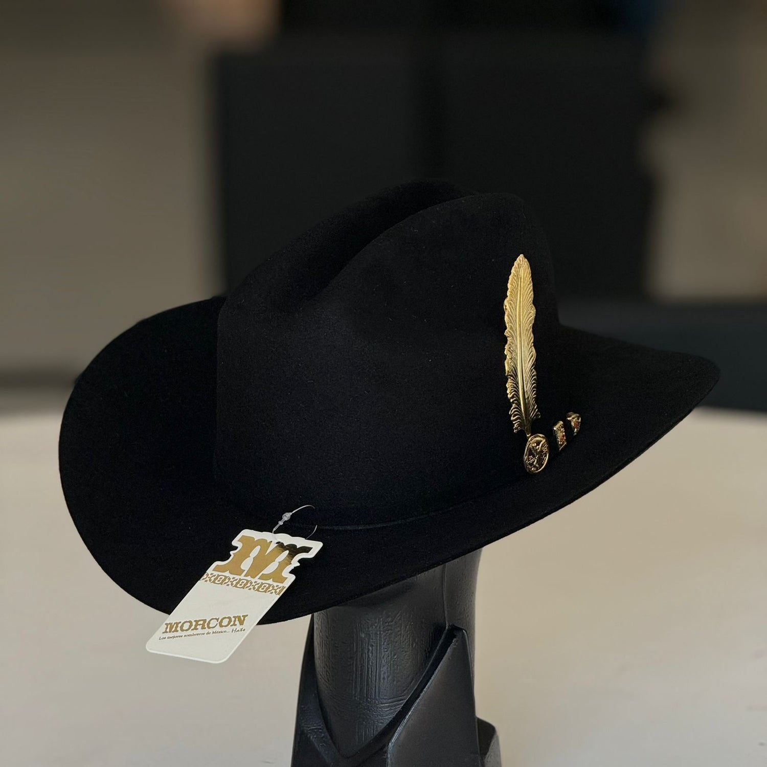 TEXANA MORCON ESTILO DIAMANTE PELO DE CONEJO BLACK 200x