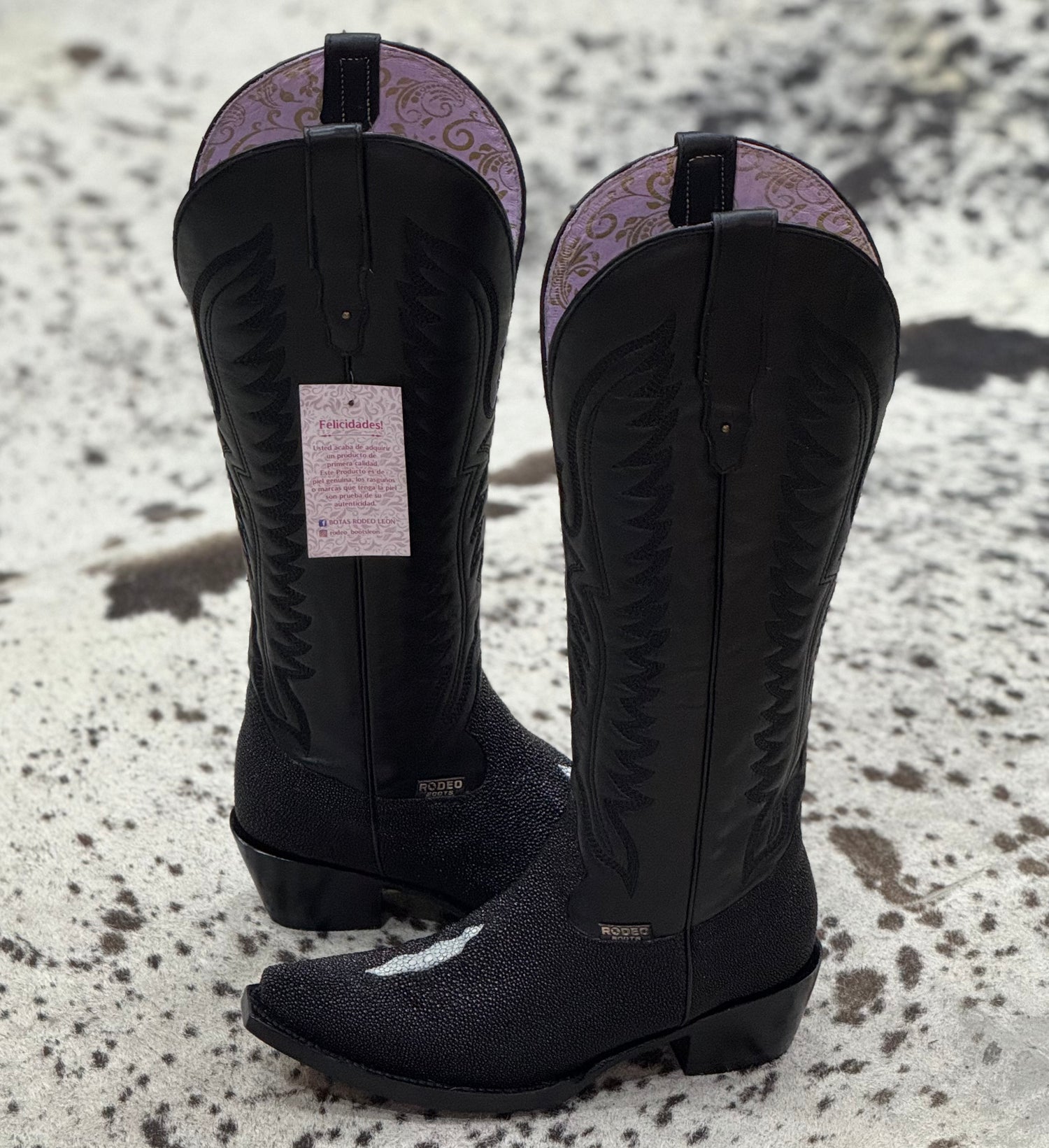 BOTAS VAQUERAS MANTARRAYA REY TUBO ALTO