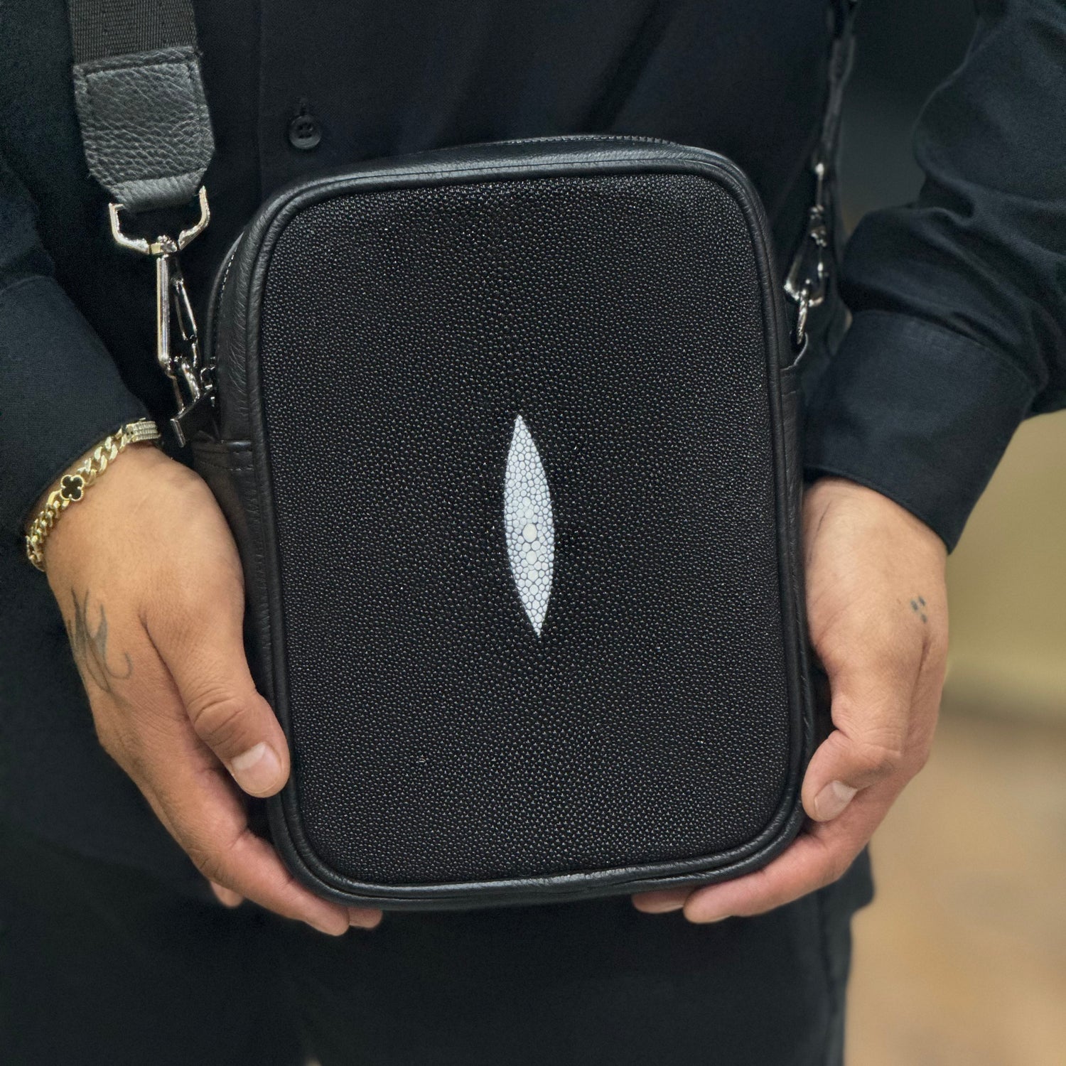 BANDOLERA BIG MANTARRAYA REY BLACK