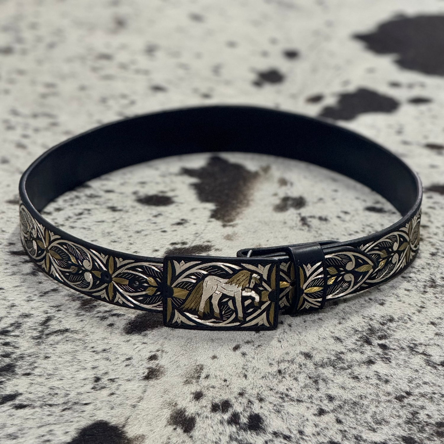 FAJO HILO DE PLATA ORIGINAL CABALLOS