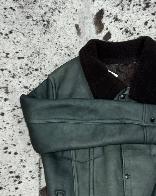 CHAMARRA BORREGO BROCHE GREEN