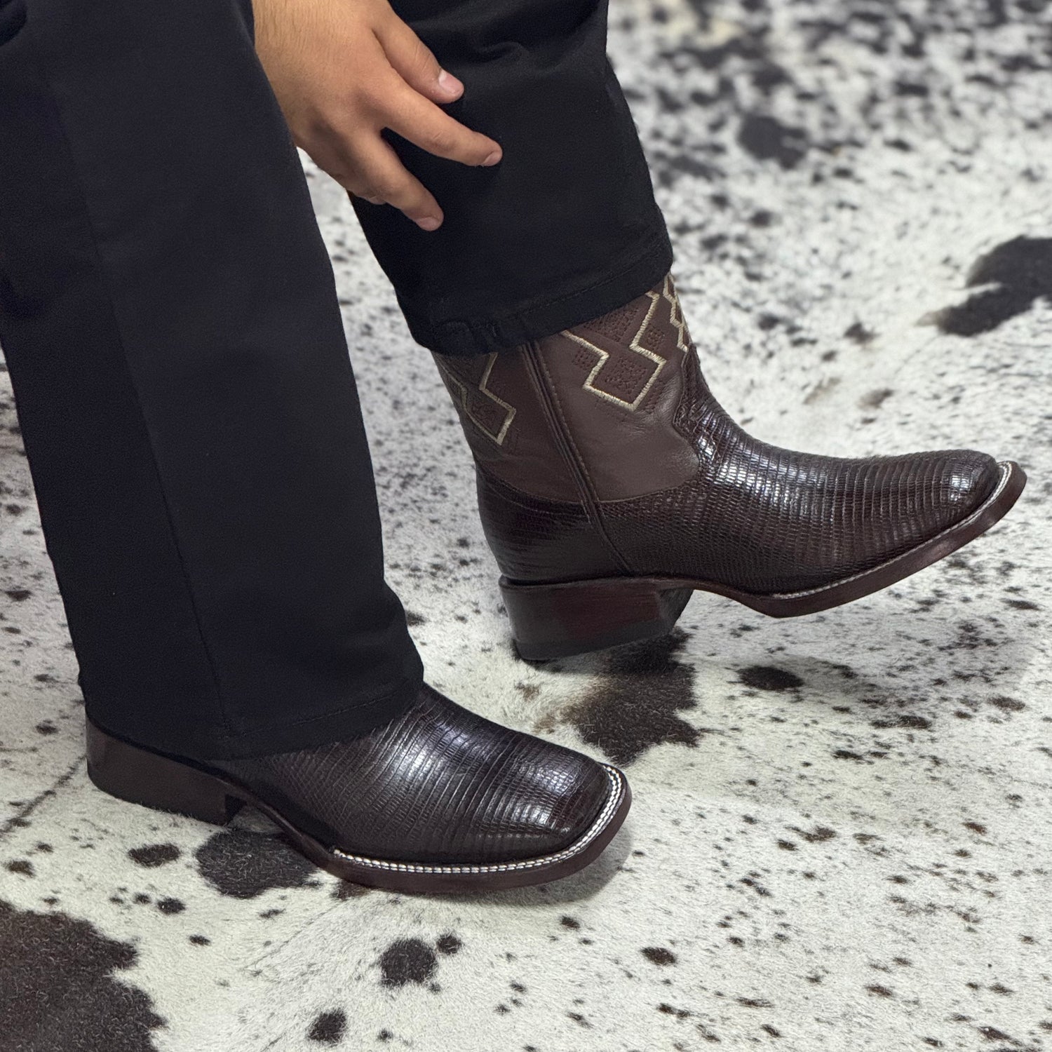 BOTAS BULL LIZARD TABACO