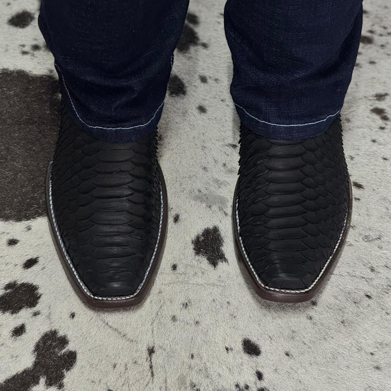 BOTAS DUBAI PYTHON NOBUCK BLACK