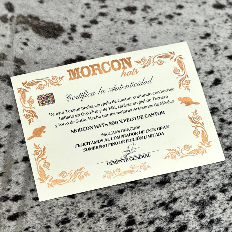 TEXANA MORCÓN PELO DE CASTOR COLOR BEIGE 500X