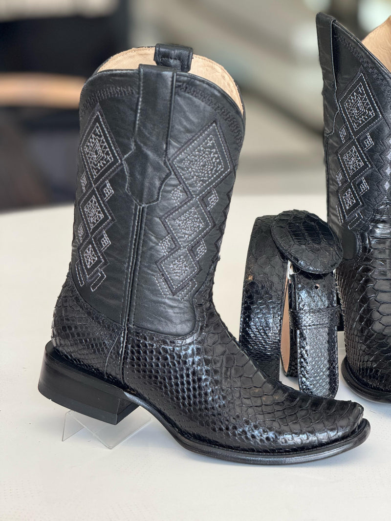 COMBO DUBAI PYTHON LUSTRADO BLACK