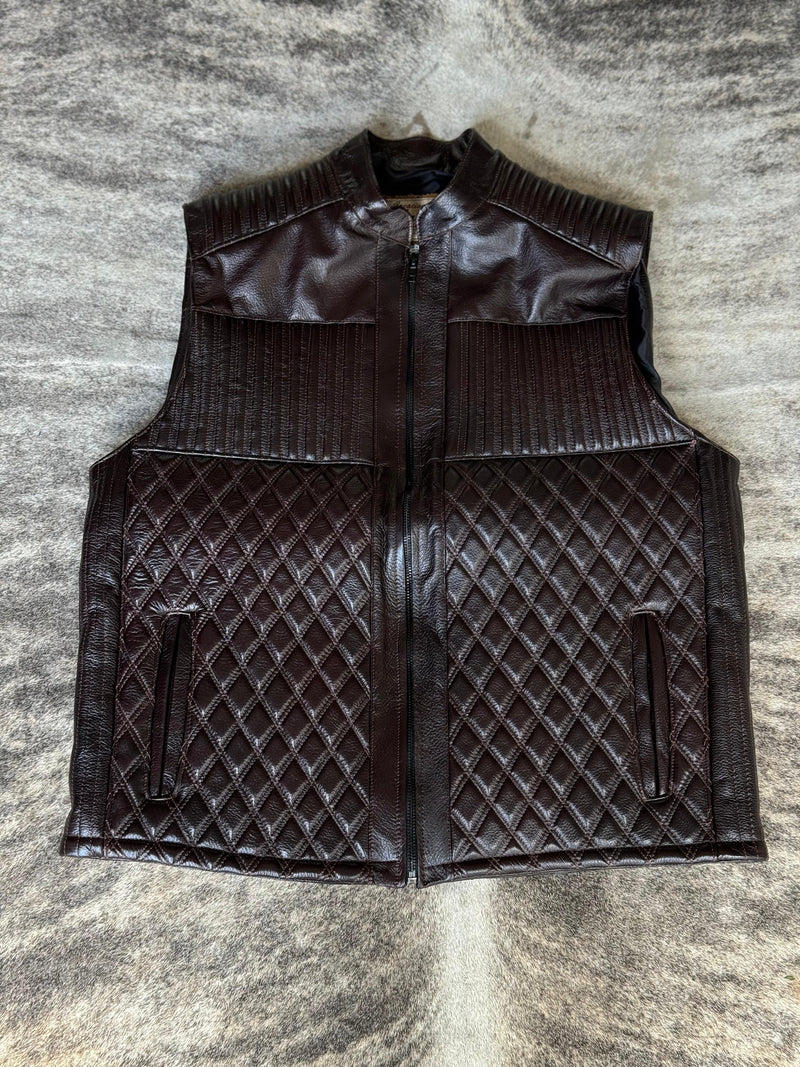 CHALECO RES CRAZY ABULLONADO TABACO