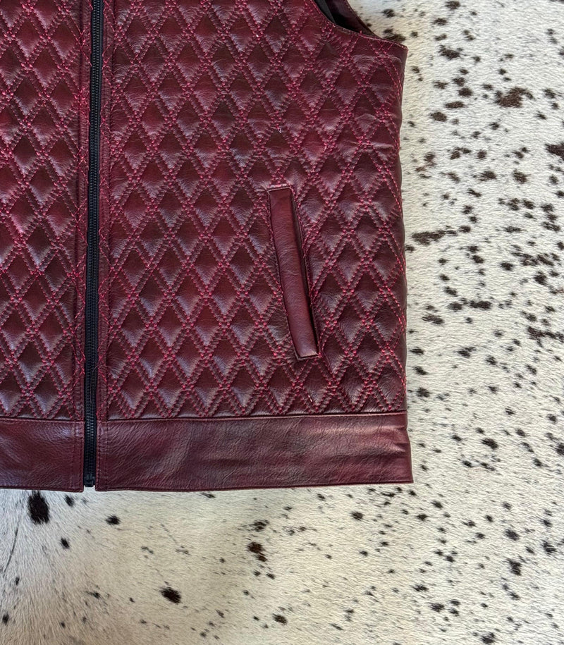 CHALECO RES CRAZY ABULLONADO VINO