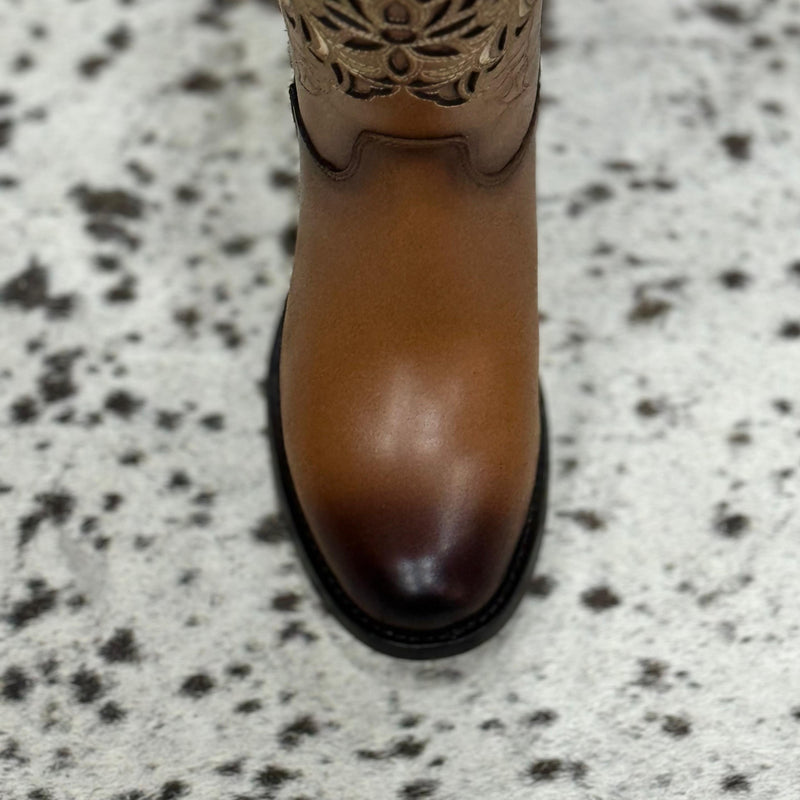 BOTAS VAQUERAS VANIDOSA PULL UP MIEL TUBO ALTO