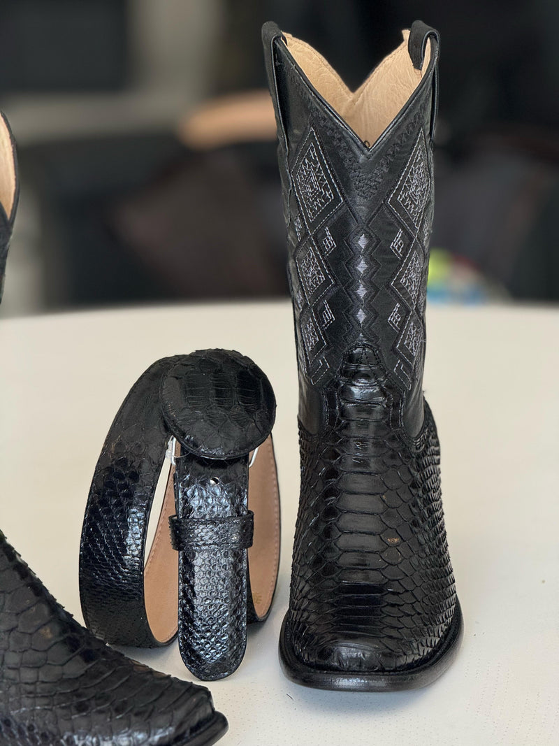 COMBO DUBAI PYTHON LUSTRADO BLACK