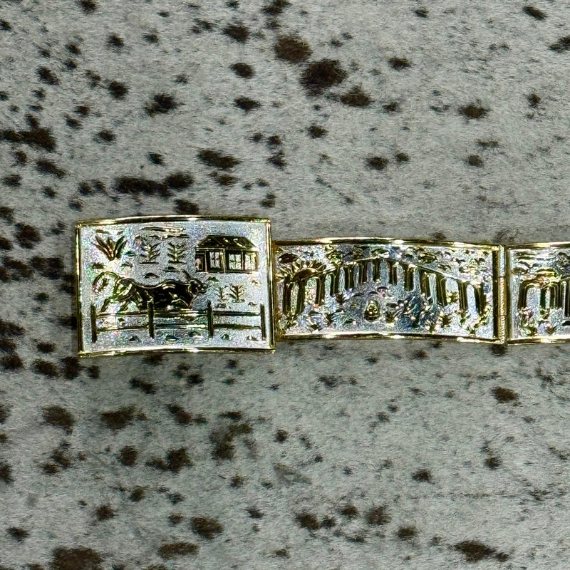 FAJO ALPACA BAÑO DE ORO 14K      MI RANCHITO