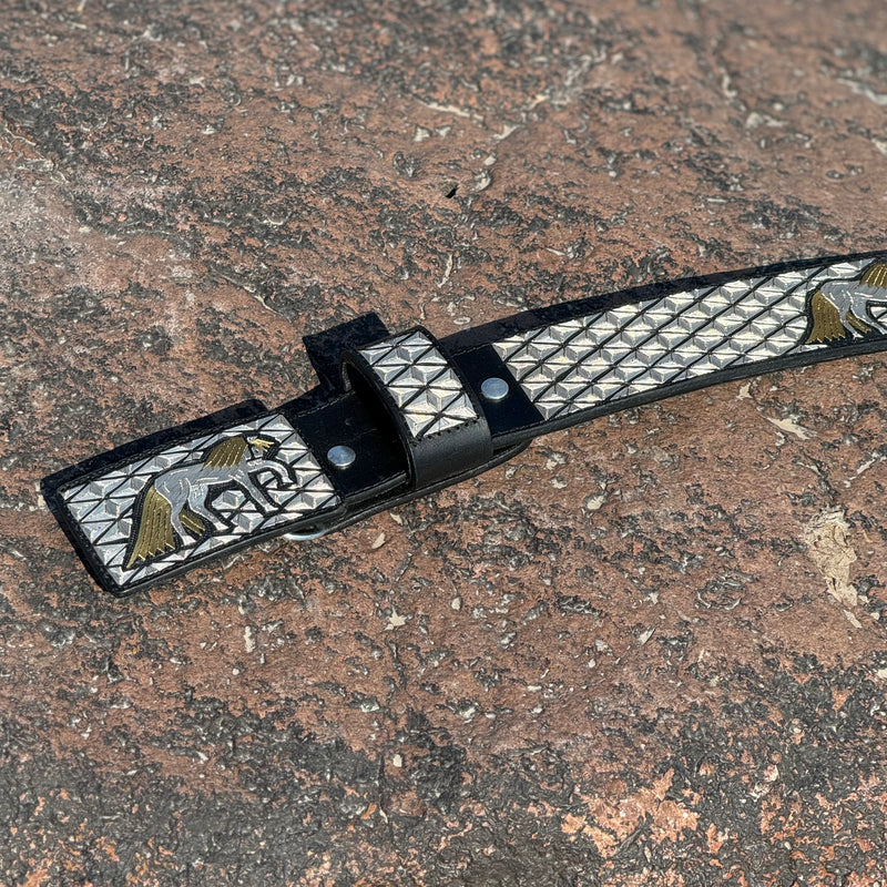 FAJO HILO DE PLATA ORIGINAL CABALLOS/DIAMANTES