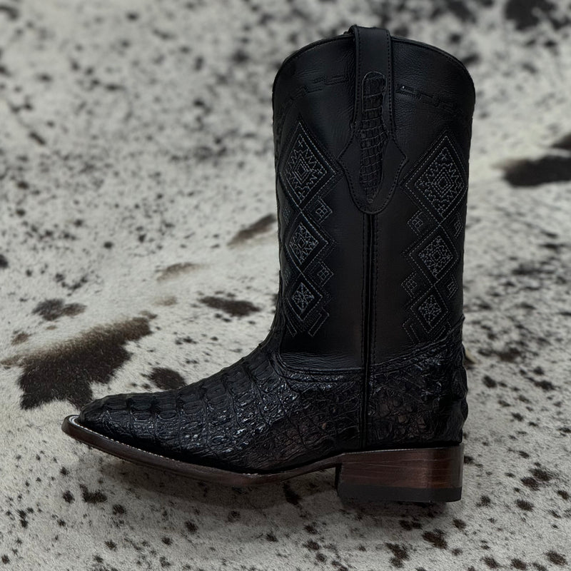 BOTAS BULL COCODRILO LOMO BLACK