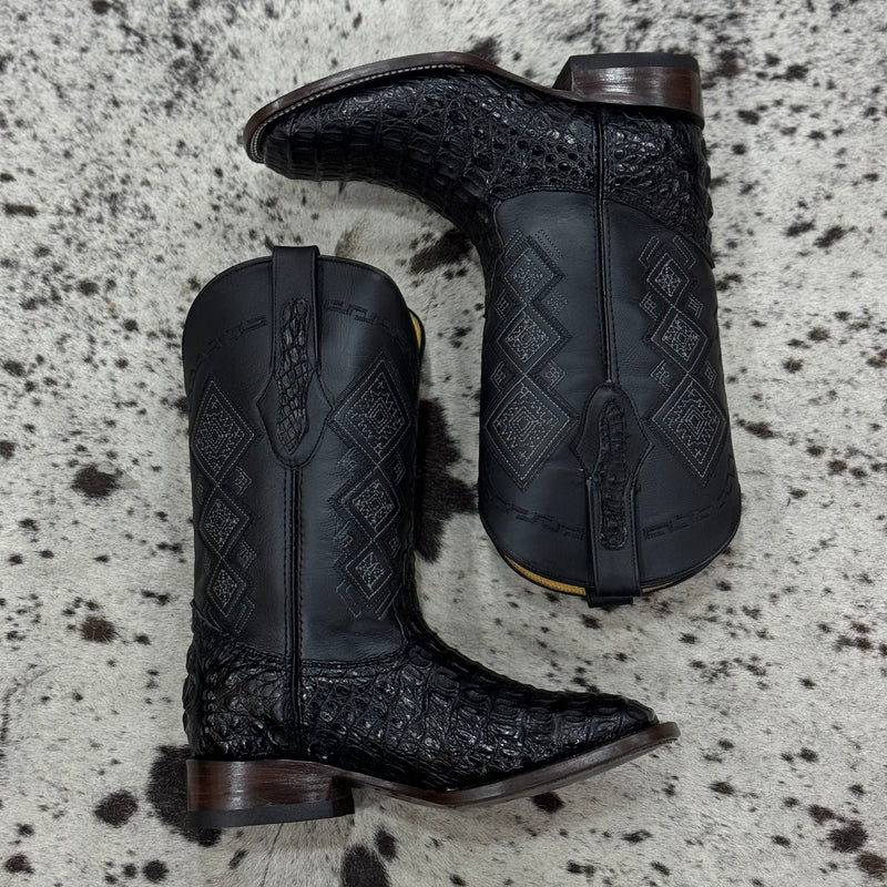 BOTAS BULL COCODRILO LOMO BLACK