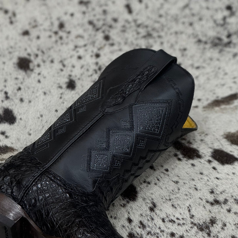 BOTAS BULL COCODRILO LOMO BLACK