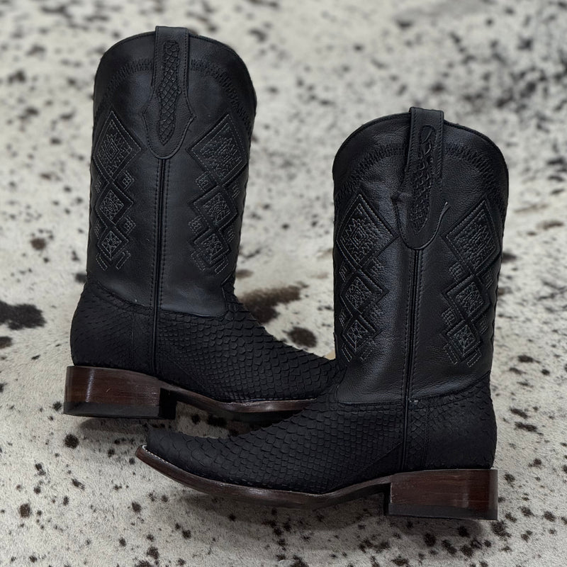 BOTAS DUBAI PYTHON NOBUCK BLACK