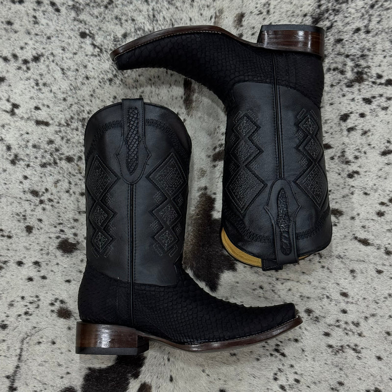 BOTAS DUBAI PYTHON NOBUCK BLACK