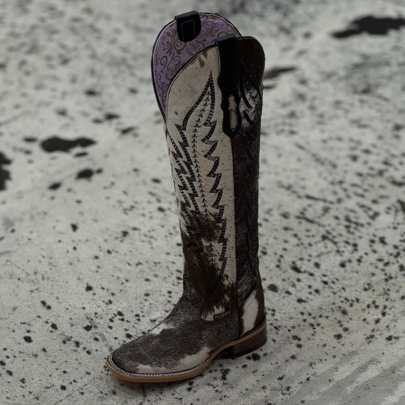 BOTAS VAQUERAS BULL PELO DE VACA TUBO ALTO