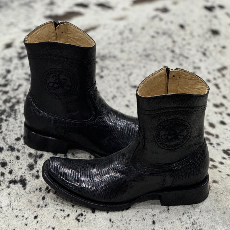 BOTINES DUBAI LIZAR BLACK