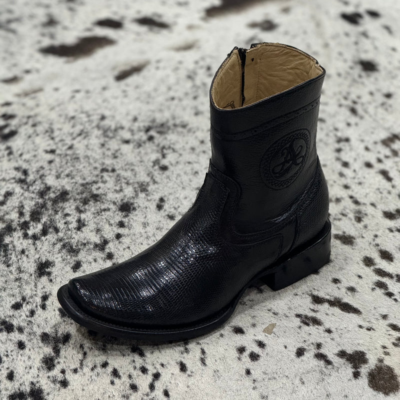 BOTINES DUBAI LIZAR BLACK