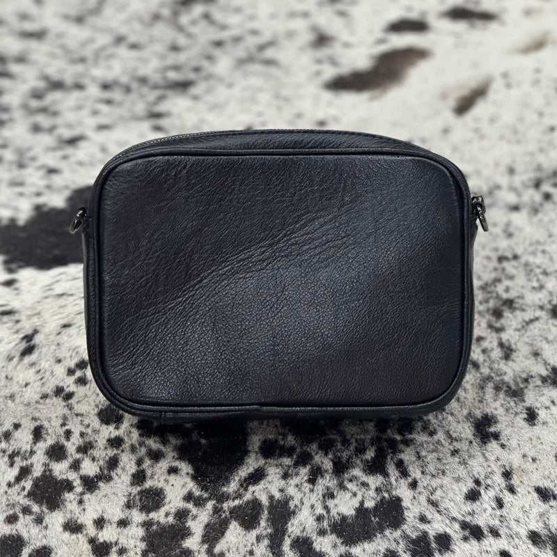 BANDOLERA DOBLE MANTARRAYA REY BLACK