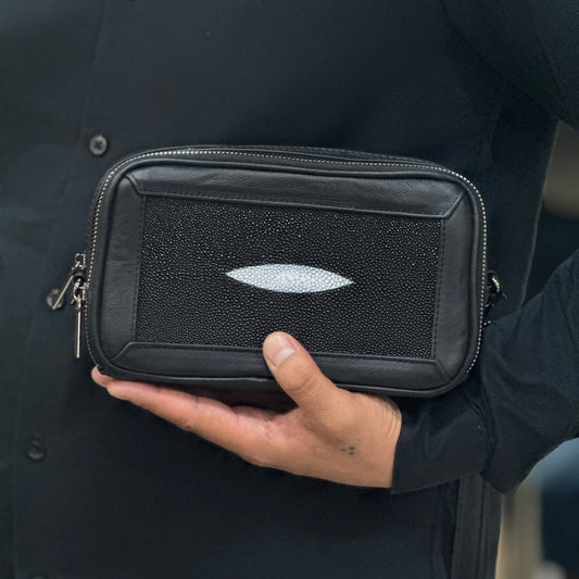 BANDOLERA MINI MANTARRAYA REY BLACK