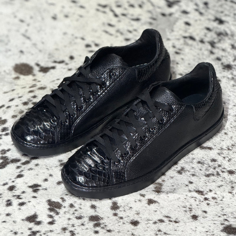 TENNIS PYTHON LUSTRADO BLACK
