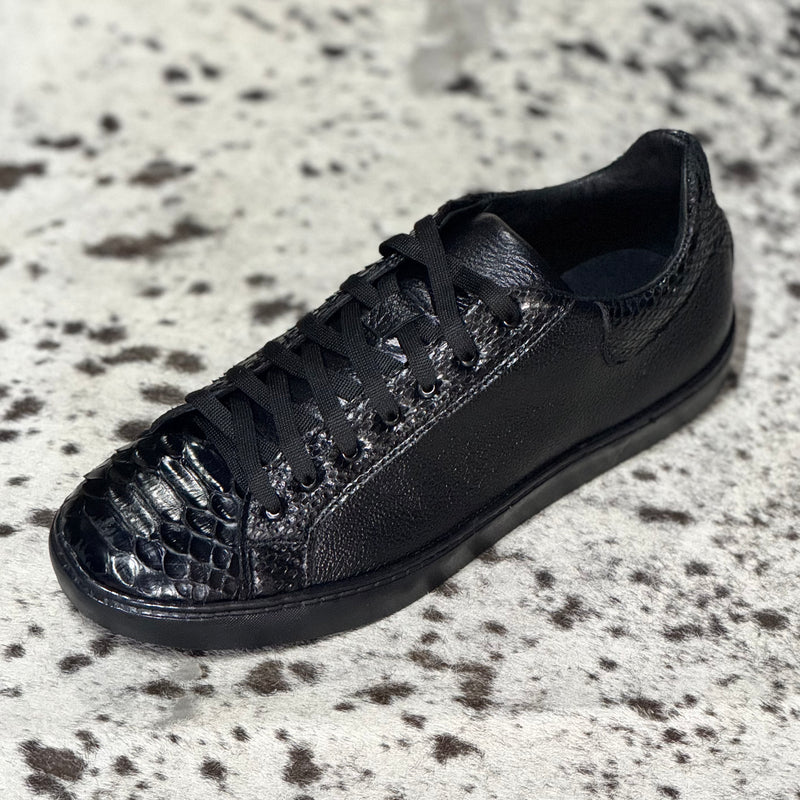TENNIS PYTHON LUSTRADO BLACK