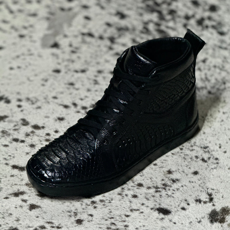 TENNIS BOTA PYTHON LUSTRADO BLACK