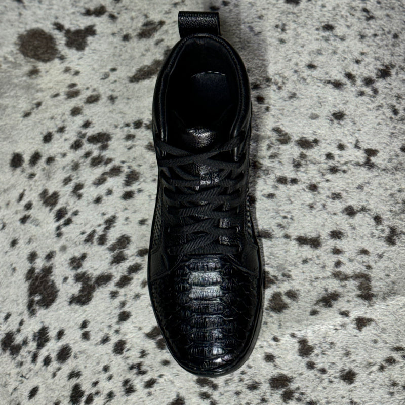 TENNIS BOTA PYTHON LUSTRADO BLACK
