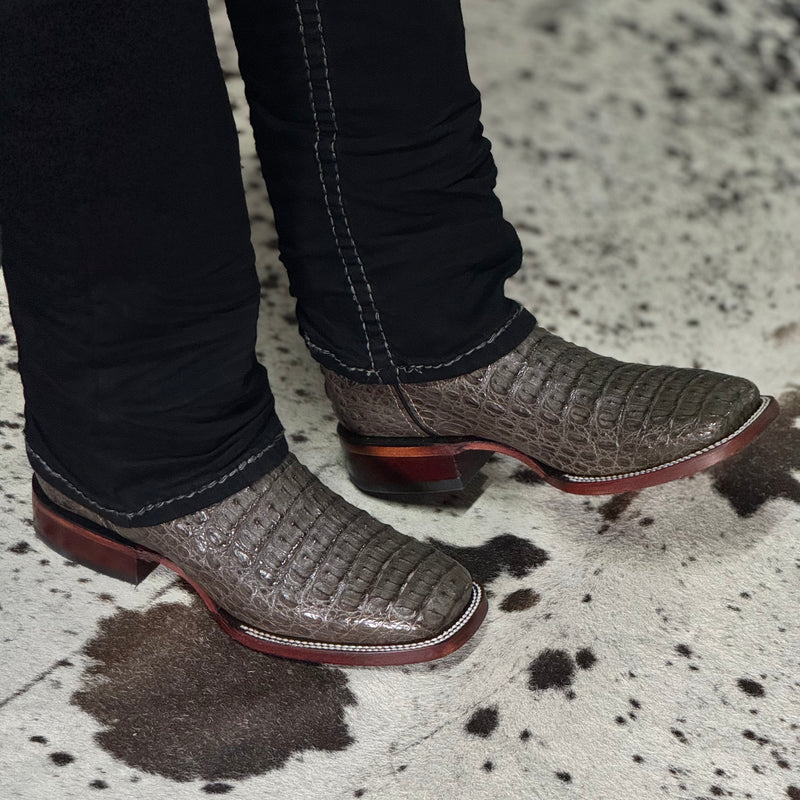 BOTAS BULL COCODRILO LOMO GRIS