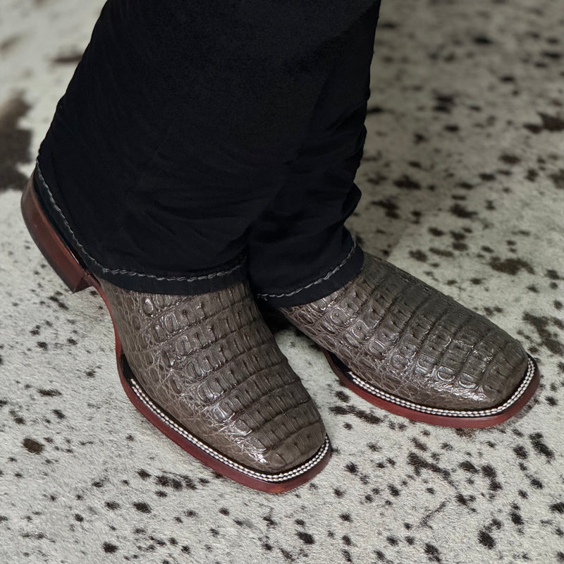 BOTAS BULL COCODRILO LOMO GRIS
