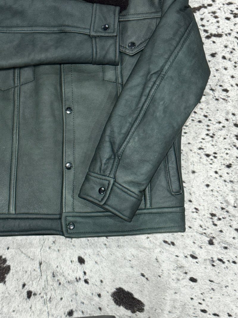 CHAMARRA BORREGO BROCHE GREEN