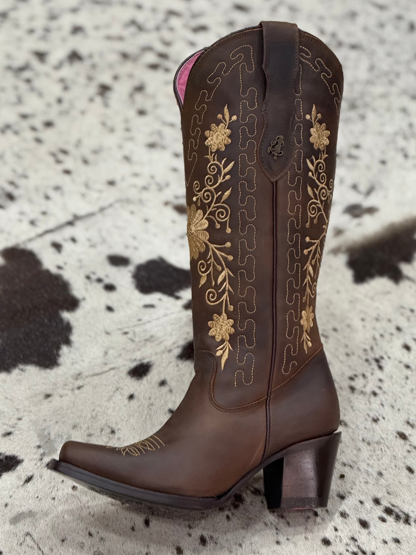 BOTAS VAQUERAS RES CRAZY TABACO