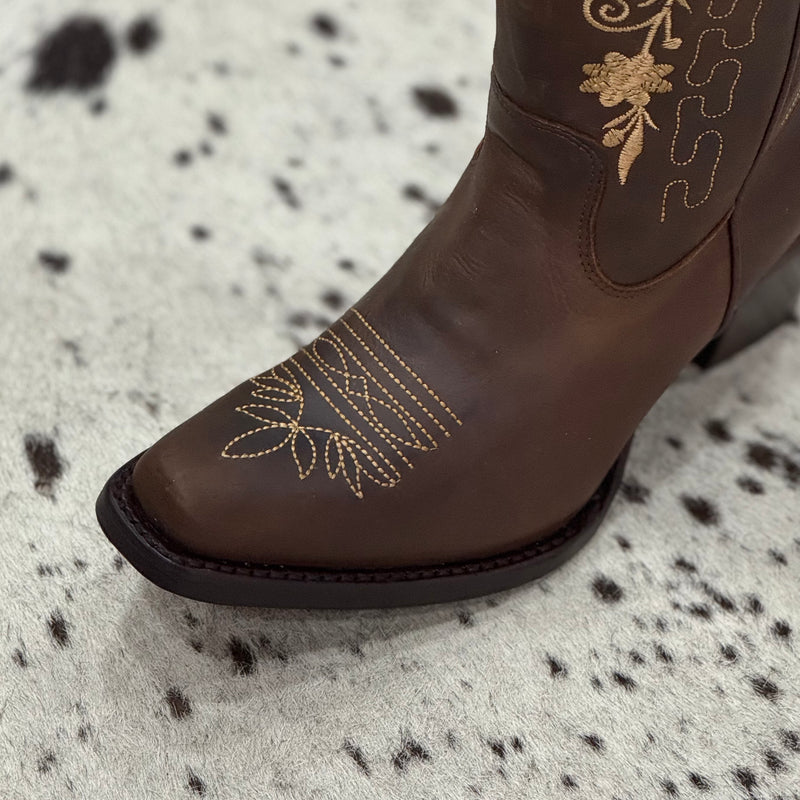 BOTAS VAQUERAS RES CRAZY TABACO