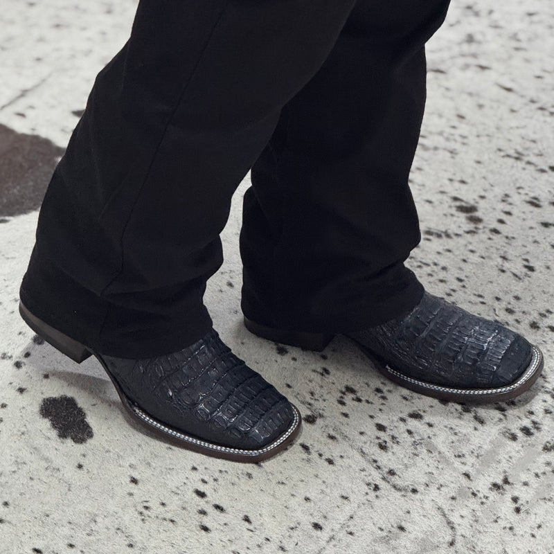 BOTAS BULL COCODRILO LOMO BLACK