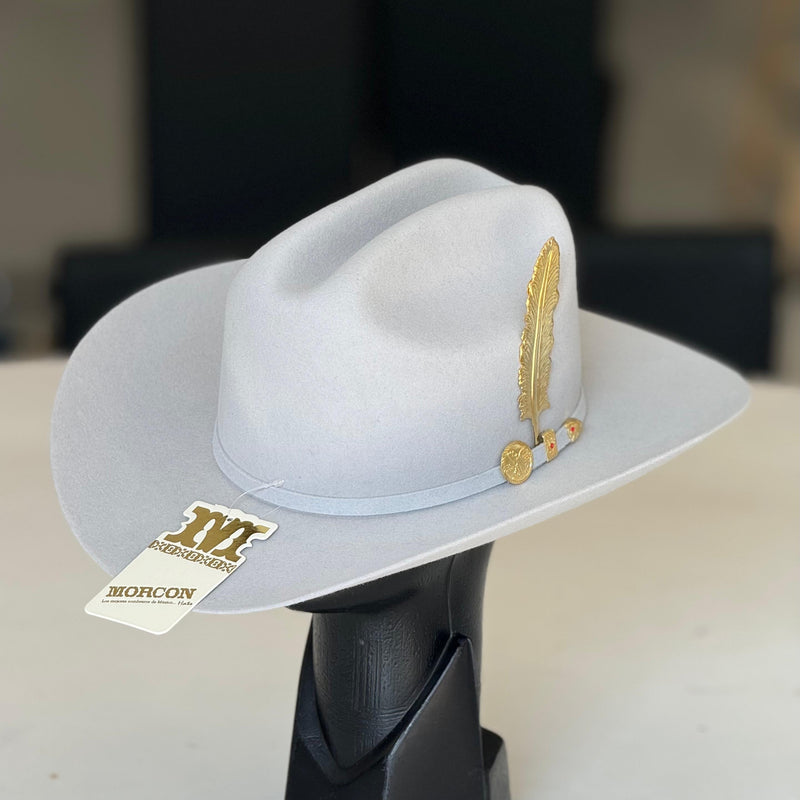 TEXANA MORCÓN ESTILO DIAMANTE PELO DE CONEJO GRIS CRISTAL 200x