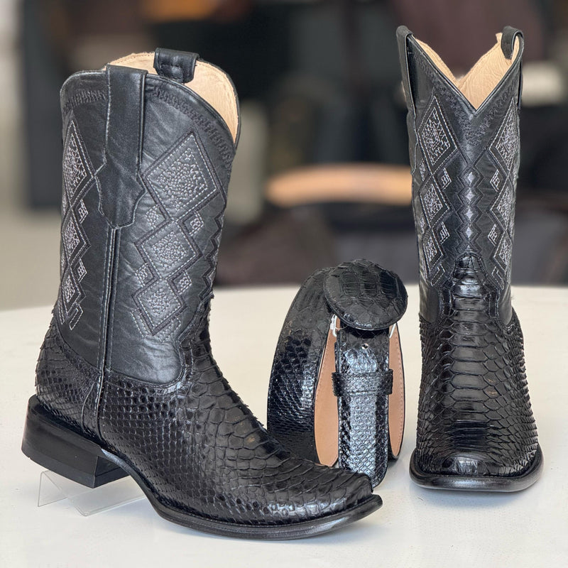 COMBO DUBAI PYTHON LUSTRADO BLACK