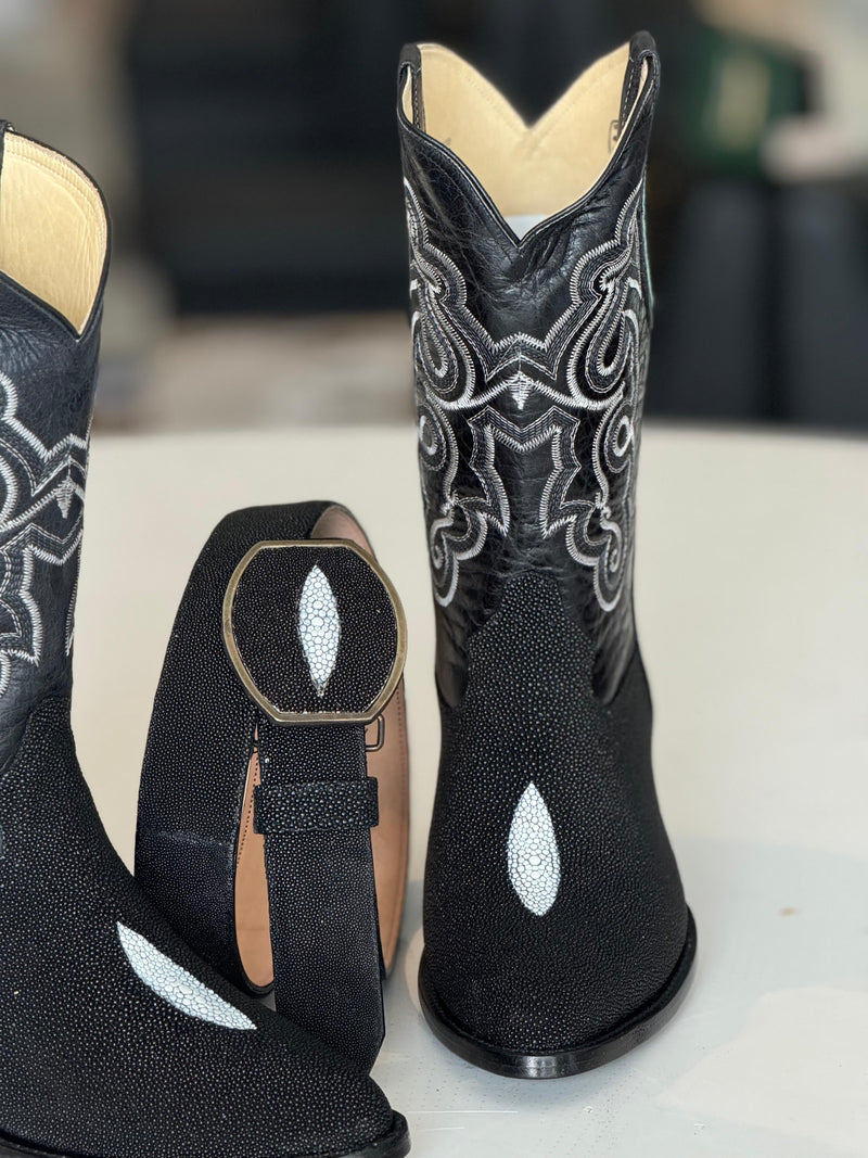 COMBO OVAL MANTARRAYA REY BLACK