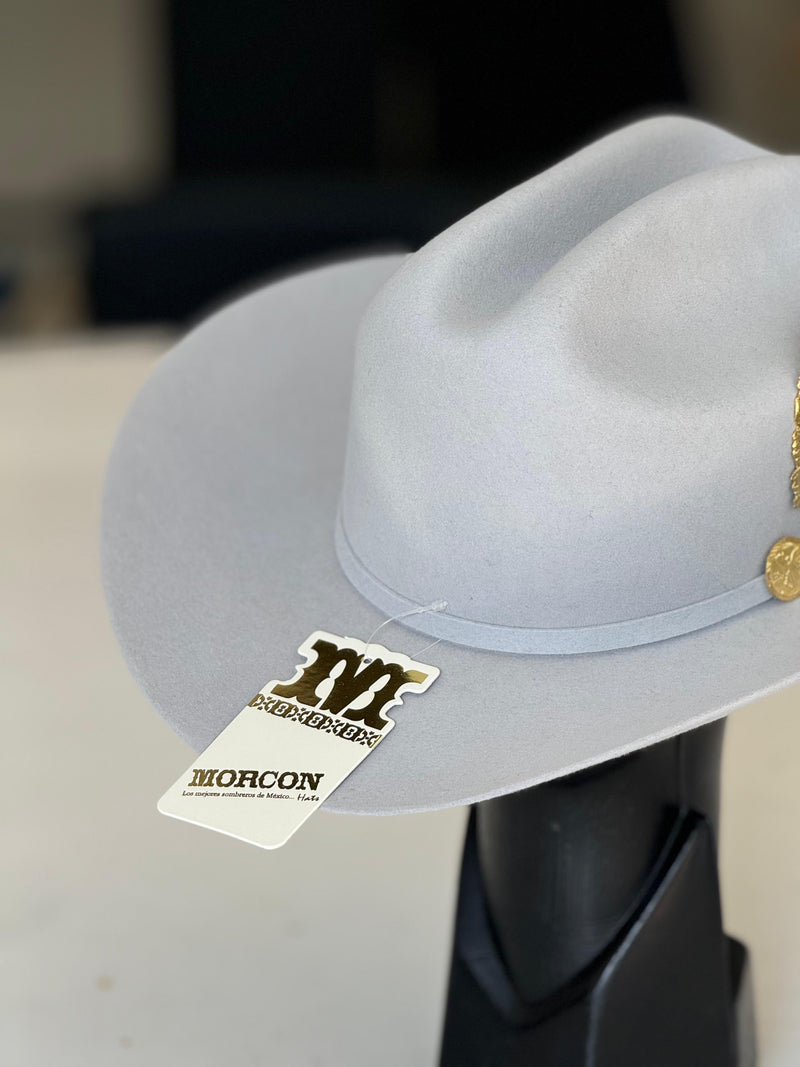 TEXANA MORCÓN ESTILO DIAMANTE PELO DE CONEJO GRIS CRISTAL 200x