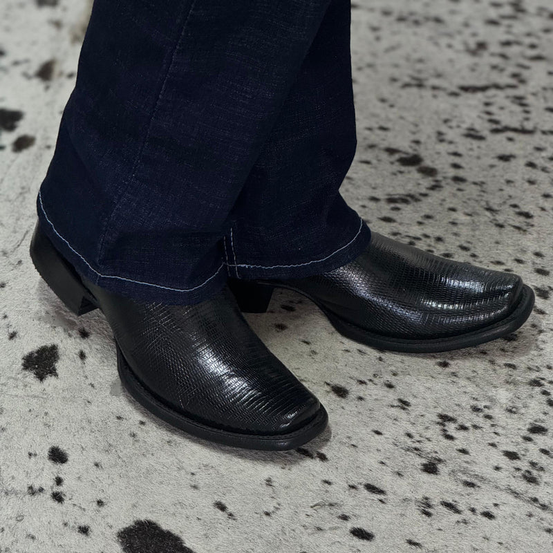 BOTINES DUBAI LIZAR BLACK