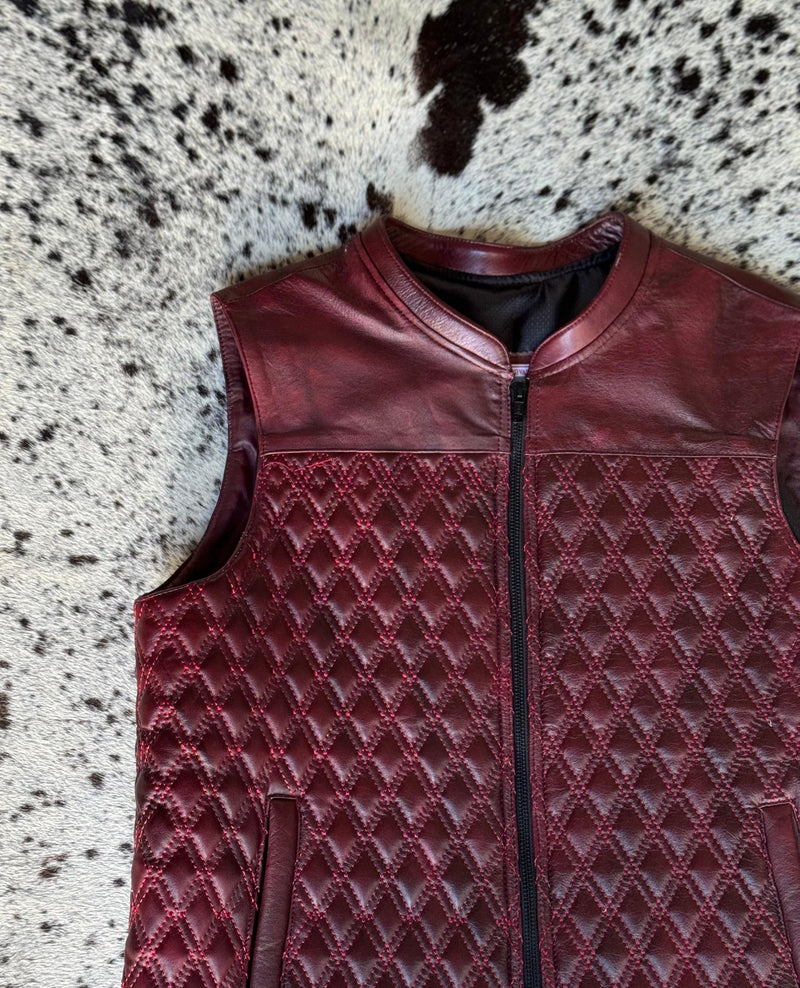 CHALECO RES CRAZY ABULLONADO VINO