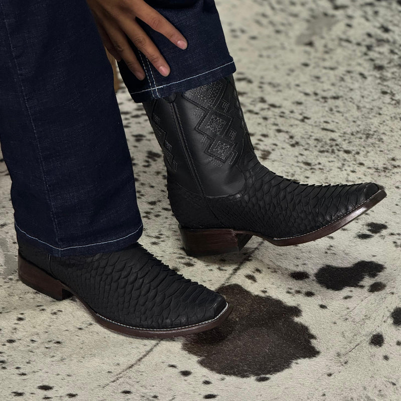 BOTAS DUBAI PYTHON NOBUCK BLACK