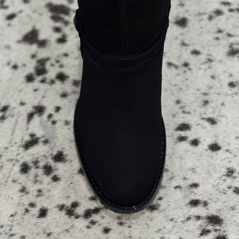 BOTAS VAQUERAS SUBLIME BLACK NOBUCK TUBO ALTO