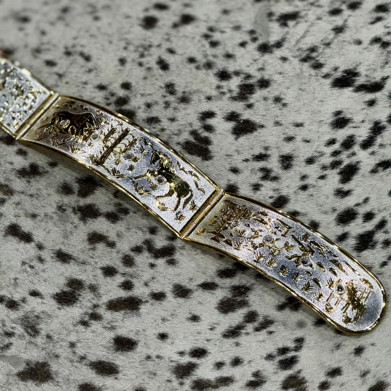 FAJO ALPACA BAÑO DE ORO 14K      MI RANCHITO